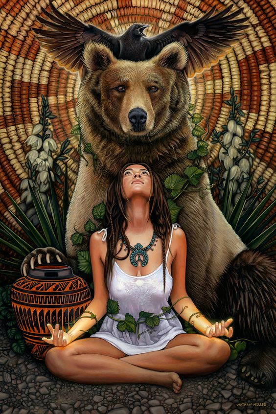 Grizli Bear Art Nathan Miller